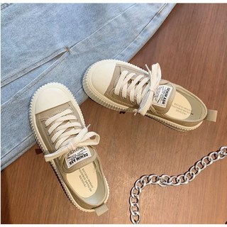 百搭質感透氣布面軟Q厚底休閒鞋 懶人鞋 帆布鞋 餅乾鞋