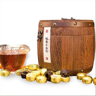 운남성 통나무 낱개포장 보이차 푸얼차, 1박스, 750g