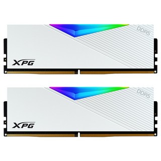 ADATA DDR5-6000 CL30 LANCER RGB 화이트 패키지 서린 (32GB(16Gx2)), 2개