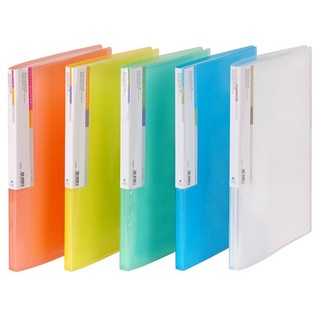 투명 클리어화일 A4 내지40매, 1개, 백색투명