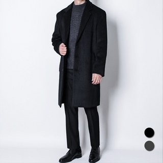디아웃핏 M~3XL 남자 프리미엄 리얼 울코트 고급 빅사이즈 캐시미어 오버핏 롱코트