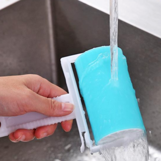 루프 물로 씻는 점착식 돌돌이 물세척 반영구 먼지제거, 1개