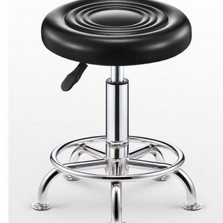 吧臺椅 高腳椅 前臺椅 酒吧椅 高腳凳 櫃臺椅 簡約吧臺椅收銀臺前臺陞降旋轉吧臺椅子椅高腳旋轉凳子可調節椅子, 黑色吧椅【升降高38-52】, 1個