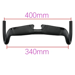 자토바이 호환 발루고 그라벨 자전거 풀 인테리어 배선 전문 카본 파이버 로드 핸들 모든 내부 케이블 고정, 08 340-400mm