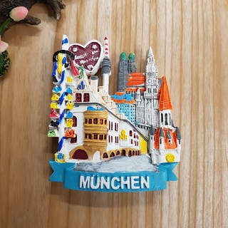 냉장고자석 세부 다낭 마그넷 마그네틱 기념품 여행 선물 냉장고자석 미국 캐나다 세계 뉴욕 호이안 대만, 독일4. 뮌헨