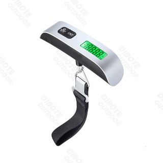 生活提案 隨身電子行李秤 秤重50Kg LED背光螢幕 行李提秤 出國旅遊, 1個