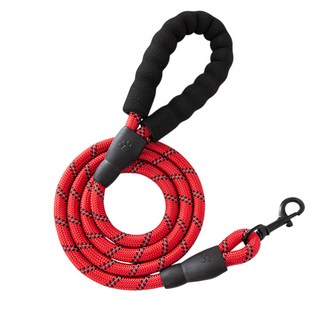 해피펫밀리 중대형견 컴포트 리드줄, 1개, 레드