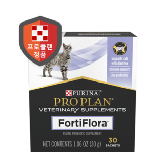 퓨리나 프로플랜 포티플로라 고양이 유산균 30포, 30정, 장건강/유산균, 1개