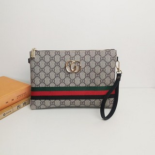 Wendy 精品手拿包 時尚新款百搭長款大錢包 男士簡約手抓包手腕包