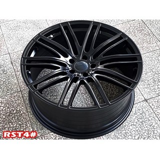 Replica RST4 旋鍛 21吋 5孔130 鋁圈 麗車坊, 平光黑, 1個