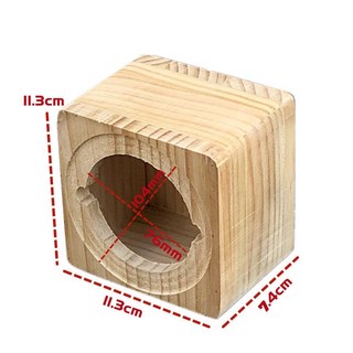 汽車音響改裝喇叭音箱1.5寸3.5寸4寸5寸6.5寸8寸空箱體家用實木箱-9九號, 實木箱【高音箱】4寸【送防塵網】