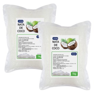 나타드코코 나타데코코 코코넛 젤리 5mm, 2개, 1kg