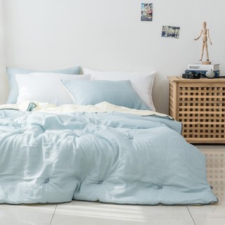 아미띠에 Leaf 모달100% 옥수수솜 부드러운 포근한 배색 양면 간절기 차렵이불 [국내산]