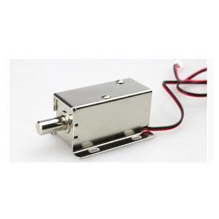 DC12V/DC24V小型電磁電控鎖 電插鎖 通電打開 斷電關閉, DC24V