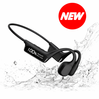 [캬오유] 골전도 블루투스 이어폰 자전거 런닝 헬스 수영 방수 장거리 귀걸이용, COU-블랙, COU-S10