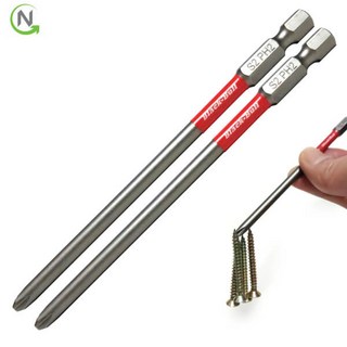 블랙불 임팩용 드라이버 십자 드릴 비트 115mm 2p세트 힐티 매거진 호환, 1세트