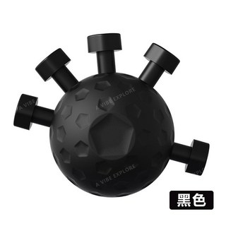 【隔日到貨】鍛鍊解壓指力器 手指訓練器 握力鍛煉球 五指鍛煉器 指力練習器 鷹爪握力器 復健球 握力球 訓練 運動 防滑, 黑色, 1個