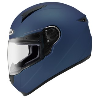 ZEUS ZS 811 素色輕量化全罩安全帽 - 高強度鏡片 CNS認證 下巴防風, 啞光藍