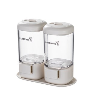 정량양념통 정밀제어 소금병 양념통 밀폐식 소금통 가정용 주방 계량양념통