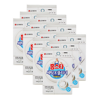 엘지 홈스타 세탁조 클리너 버블워시, 12개, 100g