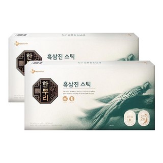 CJ 한뿌리 흑삼진 스틱 8.2mlX30포X2개명절선물세트설날선물세트, 단품