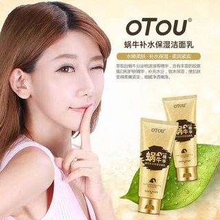 OTOU 蝸牛精華原液洗面乳 泡沫綿密 溫和不緊繃 氨基酸潔面乳, 1個, OTOU蜗牛洗面奶-100ml