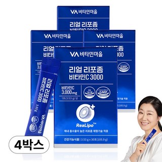 비타민마을 리얼 리포좀 비타민C 3000, 4개, 30회분