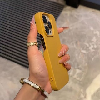 純色半包磨砂殼適用iPhone17promax防摔手機殼果粉12pro軟保護套