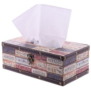 위드 유럽식 우드 티슈 케이스, 컬러 04, 1개