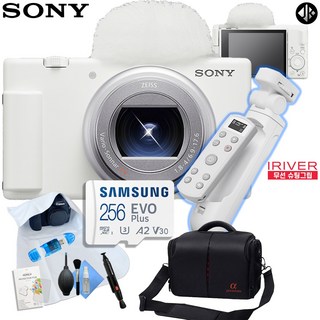 소니 ZV-1M2 +브이로그 8종 패키지 (256GB 메모리/ OLED 무선 슈팅그립/가방), 화이트