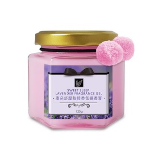 康朵 紓壓甜睡香氛室內擴香膏 120G，持久香氛，安全方便，提升睡眠品質, 1個, 紓壓甜睡