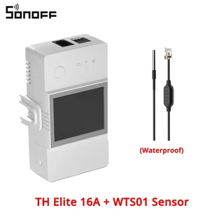 SONOFF TH Elite 16A/20A WiFi 스마트 스위치 LCD 디스플레이 온도 및 모니터링 홈 자동화 모듈, [01] THR316D