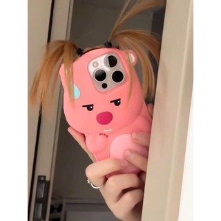 手機殻週邊 搞怪長髮loopy海狸iphone機殻蘋果promax卡通網紅女Pro