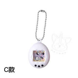 BANDAI 塔麻可吉沙卡沙卡吊飾 轉蛋 扭蛋 公仔 模型 電子雞 全6款, 1個, C款/白色1K310