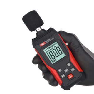 크로비스 데시벨 소음 측정기 소리 층간 현장, 블랙, 1개