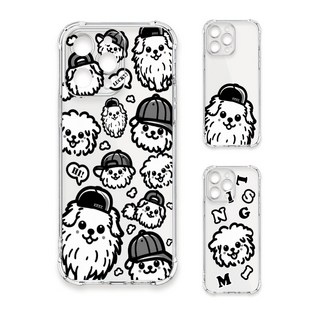 24H快速出貨 TRON 三星 A52/52s 小狗拼貼風 四角防摔 軟殼 手機殼