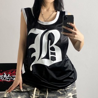 [당일발송] 디디댄스 자체제작 랍빠 BB 매쉬 나시 바캉스룩 방송댄스의상 남여공용