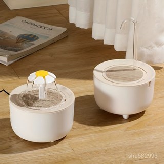 貓咪飲水機 流動活水 【7525人好評】貓咪飲水機自動循環過濾喝水器流動活水寵物飲水器貓咪餵水器水盆, 1個, 過濾器10個,usb防乾燒版