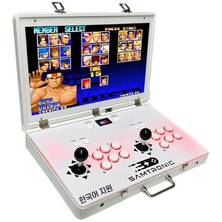 가가테크 최신형 레트로 게임기 2인용 한글판 21인치, 무선충전형+3D WIFI+유선컨트롤러 포함