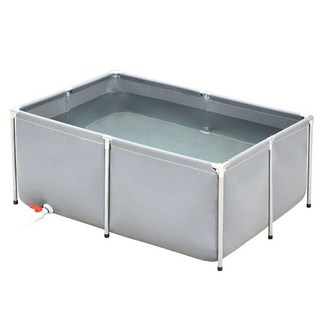 간이 양어장 조립식 포함 횟집 연못 가두리 사육장 거북이 수조, 1개, 회색 0.5m