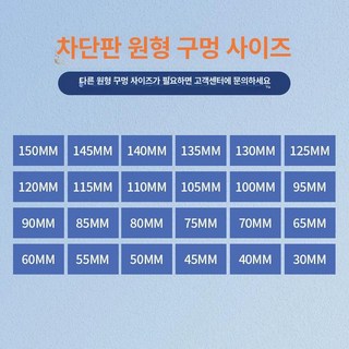 이동식 에어컨 칸막이 창틀 연결키트 구멍 자바라 창문형 샷시, 1개, 다른 사이즈 원형 구멍 가공 비용 구멍
