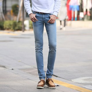 블루포스 페놉스 청바지 세미스키니핏 워싱 스판 팬츠