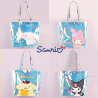 산리오 홀로그램 비치가방