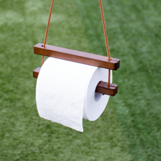 캠핑 가죽 두루마리 휴지 키친타올 걸이 소형 LUAZ-060