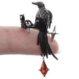 台灣爆款 爆款 熱銷優惠 你們要的紅鉆來了 渡鴉系列 無耳洞 耳夾 黑色烏鴉 耳骨夾 甜酷 耳飾 小衆