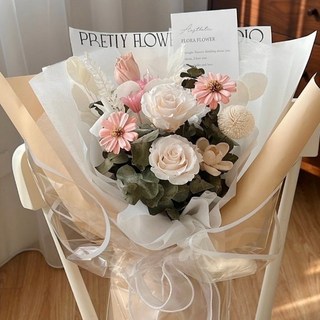 Floraflower 永生花束-綺麗花園 情人節 520 七夕 畢業 告白 生日禮物, 花束