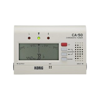 昕欣樂器 KORG 調音器 吉他/小提琴/管樂適用 高精度液晶顯示 可調校準值, 1個, CA50+台製調音夾