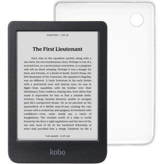 전자책 리더기 책 터치 휴대용 화면 코보 클라라 B eReader wth 케이스 번들 코발트블루 베이직 슬립커버 케이스+AC, Case Bundle, Clear Case, Clear Case, 투명 케이스