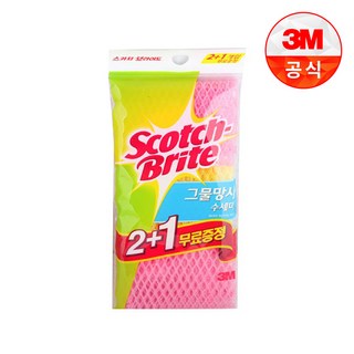스카치브라이트 그물망사 수세미 MN-900, 3세트, 3개