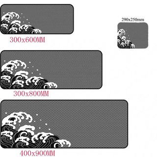 게이밍 장패드 Nigth 마우스 패드 블랙 X raypad 아쿠아 컨트롤 플러스 게임용 웨이브 노트북 데스크 매트 오, 3, 300X700X2MM, 3